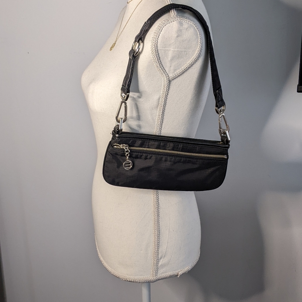 Perfect Party Black Clutch with Strap